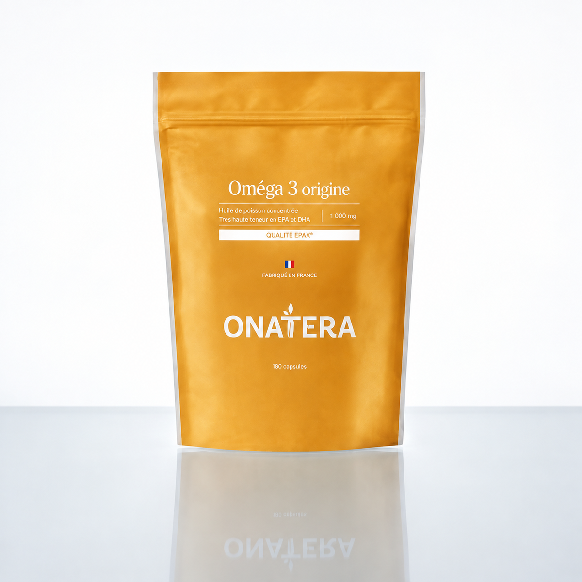 OMEGA-3 EPA & DHA – Supports cardiovascular health, normal blood pressure, brain function and vision for 3-month supply