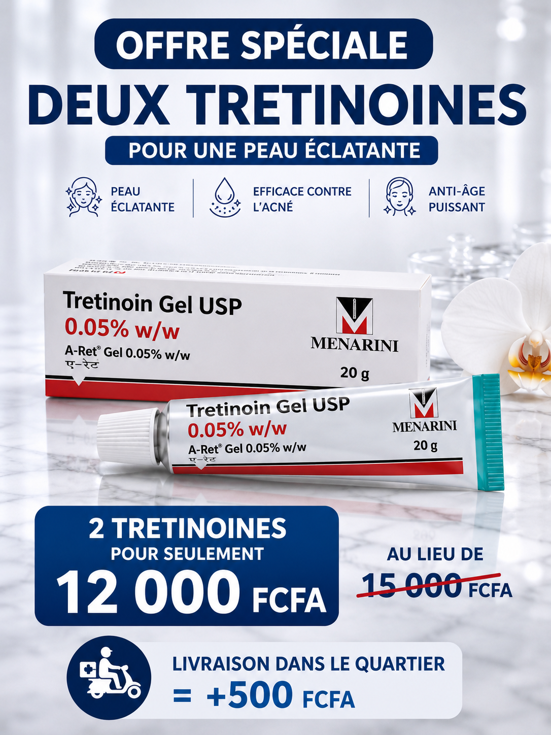 PROMOTION 2 TRETINOINES à 12000