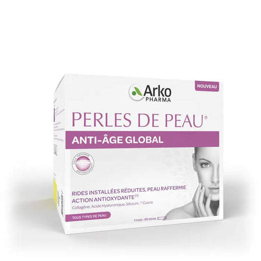 Arkopharma Skin Pearls Global Anti-Ag 60 Sticks