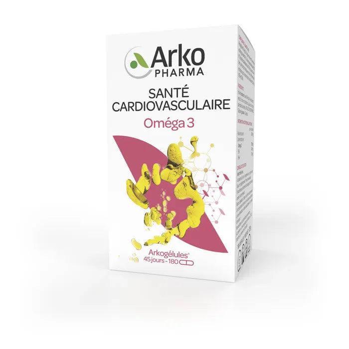 Arkopharma Arkogel Omega 3 vascu 180 gélules