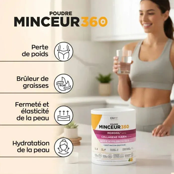 Eafit 360 Poudre Morosil – Saveur Matcha Exotique 275 g
