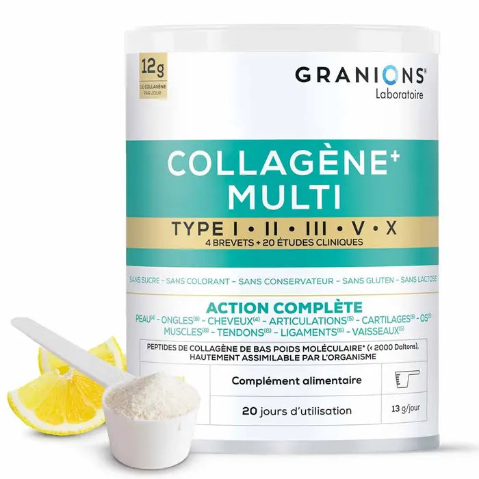 Granions collagène multi-types I-II-III-V-X 275 g