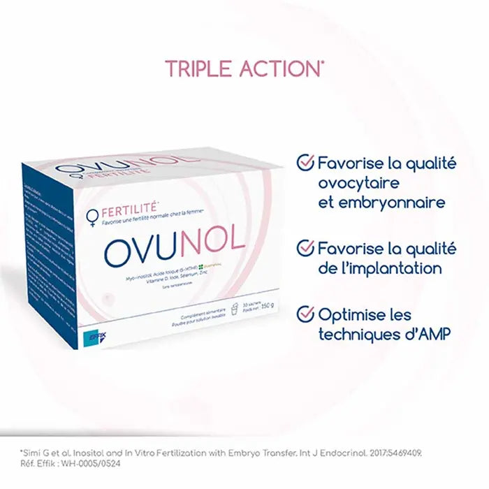 Effik Ovunol Conception Femme 30 Sachets, SOPK