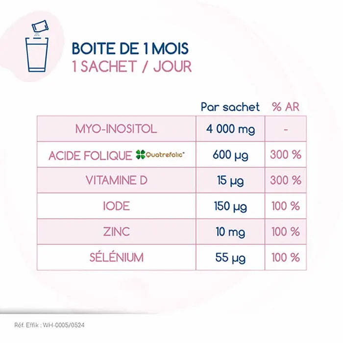 Effik Ovunol Conception Femme 30 Sachets, SOPK
