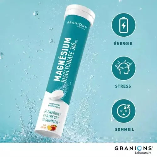 Granions Magnes1um Bisgly 20 Effervescent