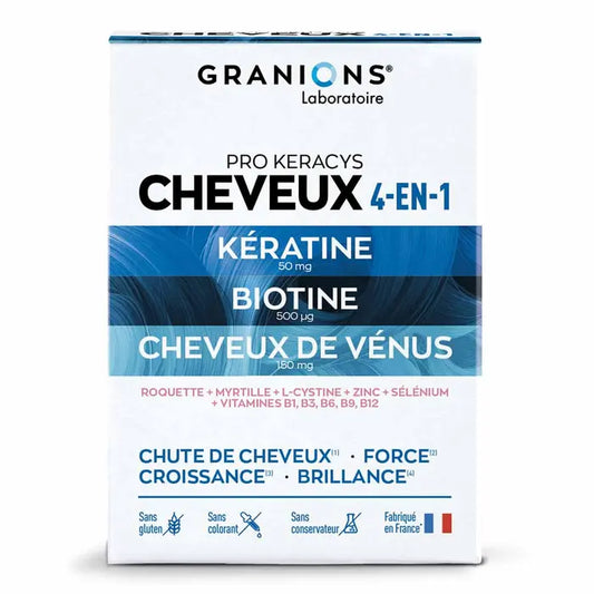 Granions Pro Keracys Cheveux 4-en-1 – Cure de 1 mois